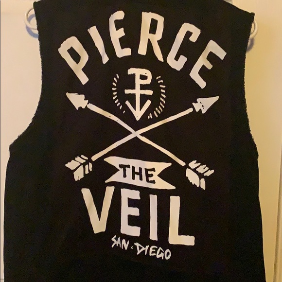 Pierce The Veil Unisex Denim Vest 